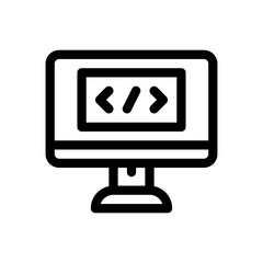 coding line icon