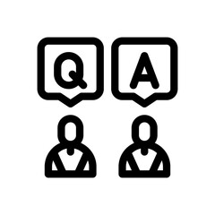 faq line icon