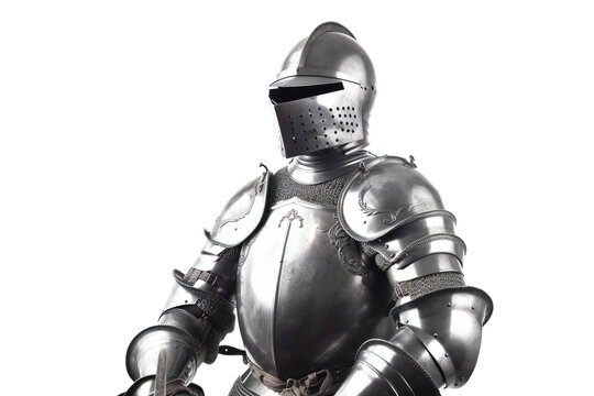 Metal Armor Of A Medieval Knight