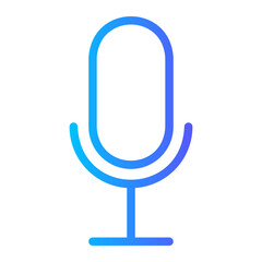 mic gradient icon