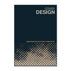 Minimal dot abstract cover design