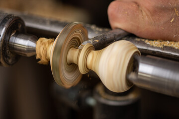 The stages of carpentry processing of wood in Romania