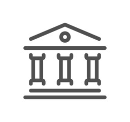 Social policy related icon outline and linear vector.