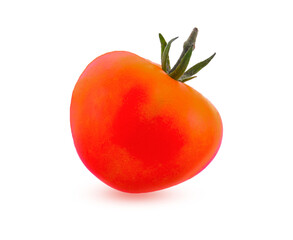 red tomato isolated on transparent.