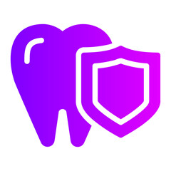 tooth gradient icon