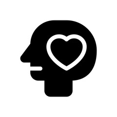 mind glyph icon