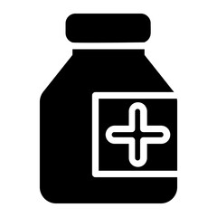 medicine glyph icon