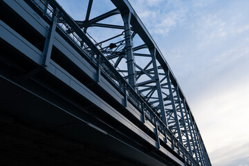 Fototapeta premium 鉄道の鉄橋