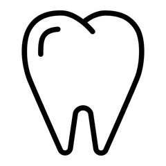 tooth line icon