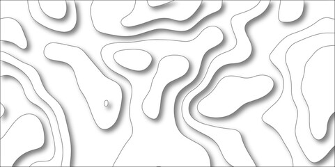3D Contour map background. Vector geography scheme and terrain. Topography grid map. Stylized topographic contour map. Geographic line mountain relief. Abstract lines or wavy backdrop background.