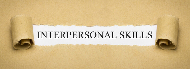 Interpersonal Skills  - obrazy, fototapety, plakaty