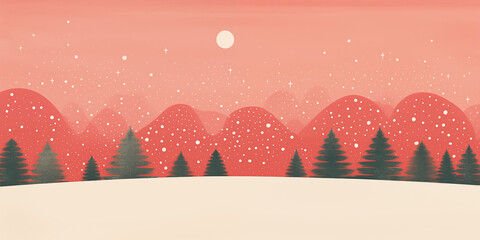 Obraz na płótnie Canvas Christmas background with trees. Merry Christmas. Happy New Year.