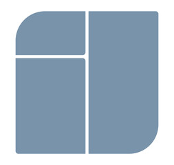 Abstract template frame collage board art bauhaus for text. Contemporary design for social media, flyers, invitations, cards, posters, interior decor. Minimalist geometric shapes vector illustration