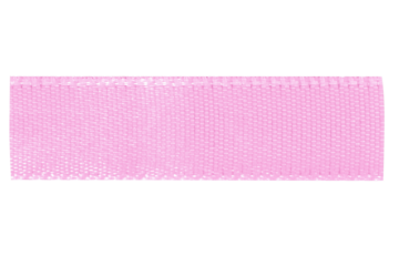 Pink ribbon on a blank background.