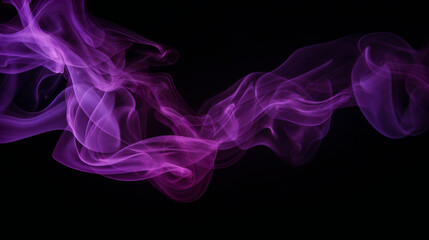 Abstract background with purple smoke. Generative AI.