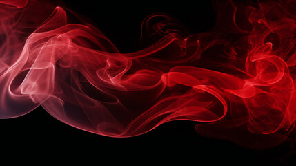 Obraz premium Abstract background with red smoke. Generative AI.