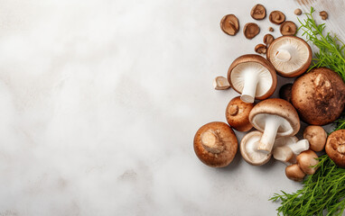 Fresh Portobello and Shiitake Mushrooms: Essential Ingredients for World Vegan Day