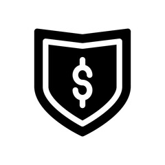 insurance glyph icon