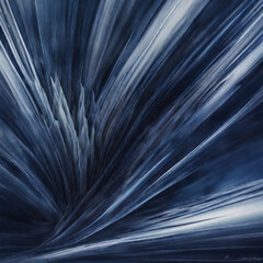 abstract digital art that portrays the feeling of a symphony in motion with varying shades of dark blue and black, concept graphic resources, generative ai	