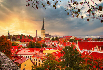 The City Tallinn, Estonia, baltic States, Europe