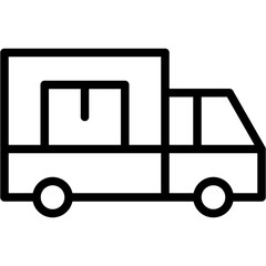 delivery truck vector design icon . svg