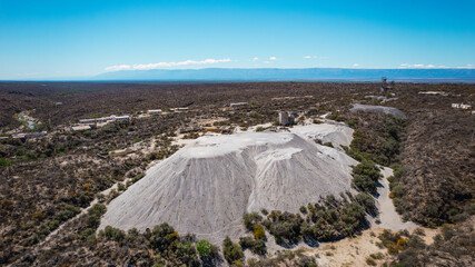 Remains of an old abandoned Wolfram mine.