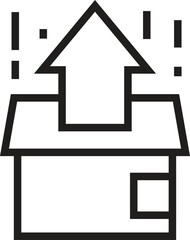 Parcel delivery icon. Tracking icon