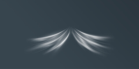Cold winter wind texture. Holiday vector blizzard. Christmas effect of a cold blizzard. Stream of fresh wind png. Imitation of the exit of cold air from the air conditioner.	
