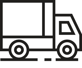 Delivery Truck icon. Online delivery service concept