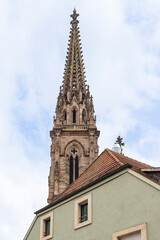 Fototapeta na wymiar Saint-Etienne cathedral department Haut-Rhin Elsace region in France