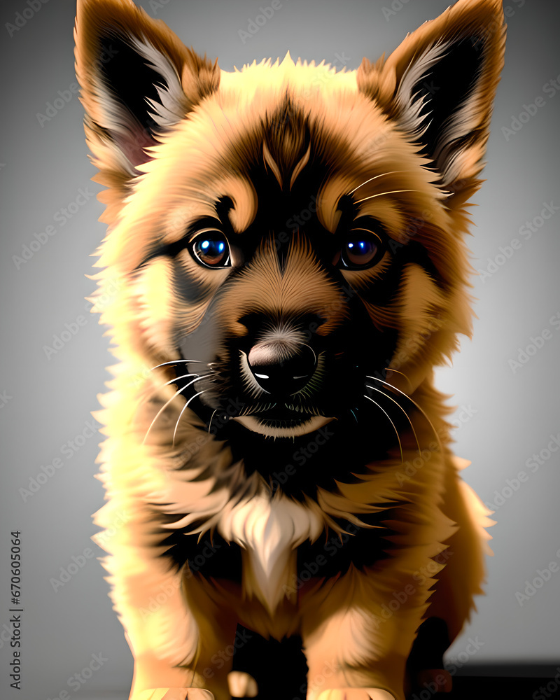 Poster German Shepherd Puppy