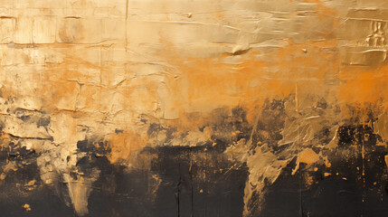 gold black luxury background, gold paint canvas