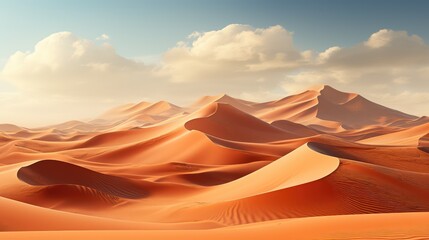 desert sand dunes - obrazy, fototapety, plakaty