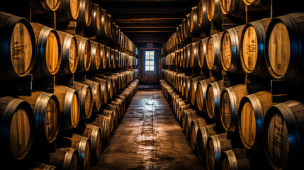 From Barrel to Bottle: Whiskey, Bourbon, and Scotch in Aging Facility