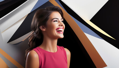 Beaming Beauty: Woman with a Radiant Smile