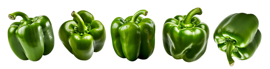 Colorful bell peppers, created by generative AI technology - obrazy, fototapety, plakaty