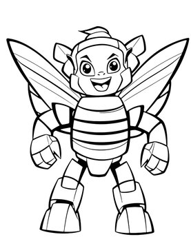 bumblebee coloring page