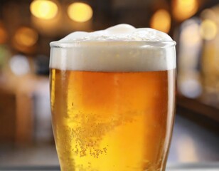 ビール グラス 喉越し Generative AI