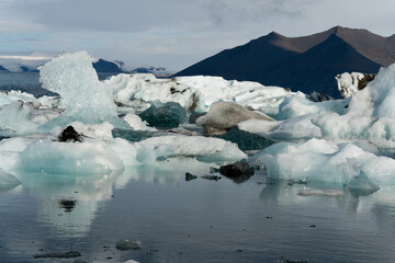 Jökulsárlón glacier lake in Iceland