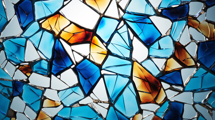 Abstract Glass Crack Pattern, Perfect for Contemporary Design and Artistic Visual Projects.