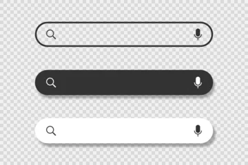 Foto op Plexiglas Search bar icons. Search bar for ui. Search here. Vector illustration © smile3377