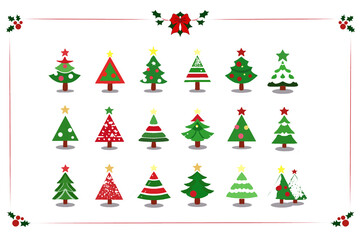 트리, 크리스마스트리, 크리스마스아이콘, 크리스마스장식, 크리스마스 이미지, 겨울, 데코레이션, 스티커