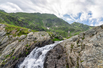 Beautiful mountain nature scenery