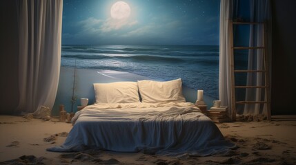 bedroom in the night