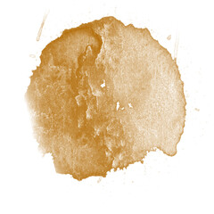 Coffee, chocolate, liquid stains isolated on a white background. Royalty high-quality free stock...