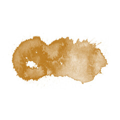 Coffee, chocolate, liquid stains isolated on a white background. Royalty high-quality free stock...