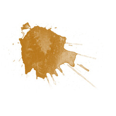 Coffee, chocolate, liquid stains isolated on a white background. Royalty high-quality free stock...
