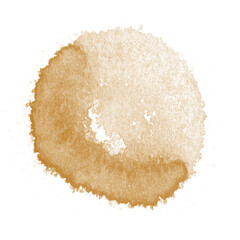 Coffee, chocolate, liquid stains isolated on a white background. Royalty high-quality free stock photo image of Coffee, Tea Stains  spill. Round coffee stain isolated, cafe splash fleck drink