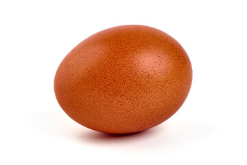 Chicken eggs, isolated on white background.
