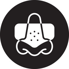 blackhead glyph icon